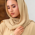 Camel Georgette Hijab